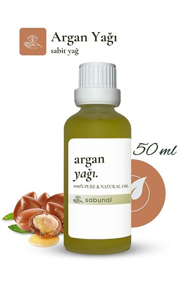 sabunal Argan Oil 50 ml - Herbal Care Oil for Hair and Skin Care