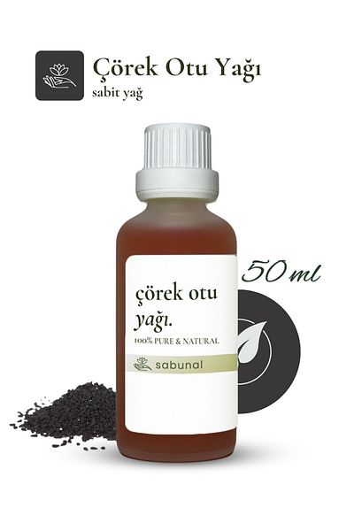 sabunal Black Cumin Oil 50 ml - Cold Pressed Natural Care Oil