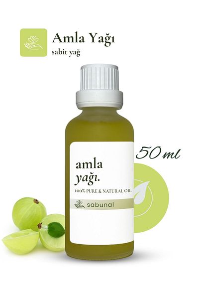 sabunal Amla Oil 50 ml - Natural Hair and Beard Cold Pressed Care Oil