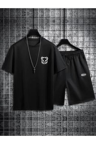 bellanova - Tshirt and Shorts Set, Lace-Up Printed