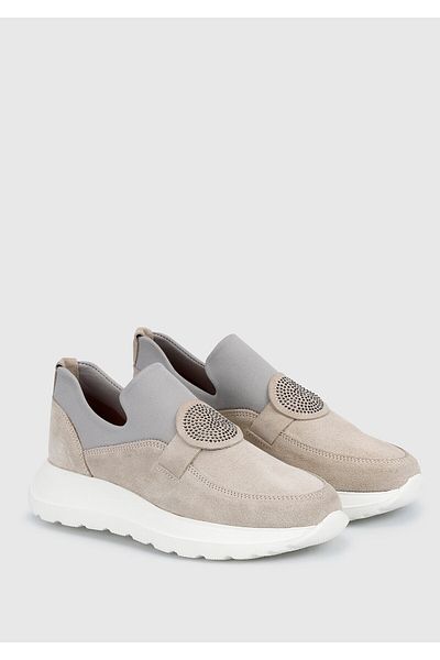 Eclipse Beige Leather Women's Shoes