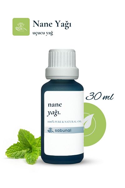 sabunal Peppermint Oil 30 ml - Skin Care and Refreshing Aromatherapy Oil
