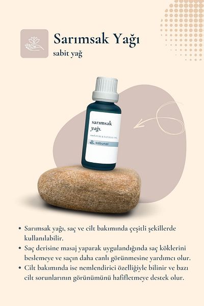 sabunal Garlic Oil 30 ml - Hair Care Oil