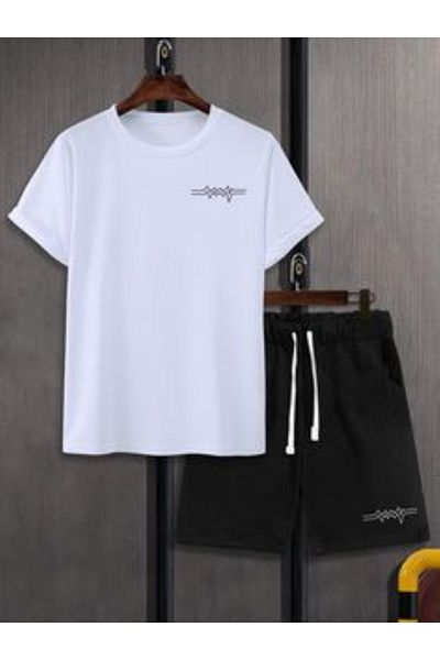 bellanova - Tshirt and Shorts Set, Lace-Up Printed