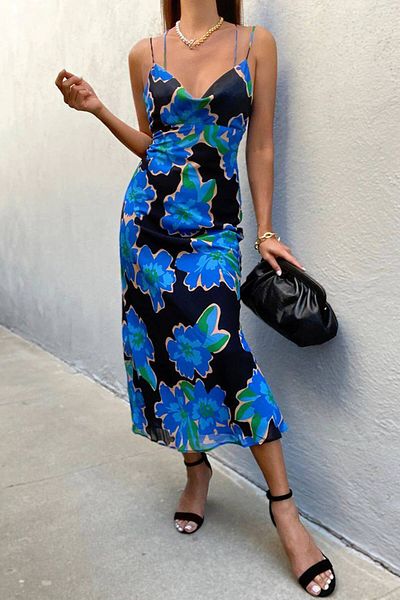 hipnoz butik rochie de dama din sifon pana la glezna