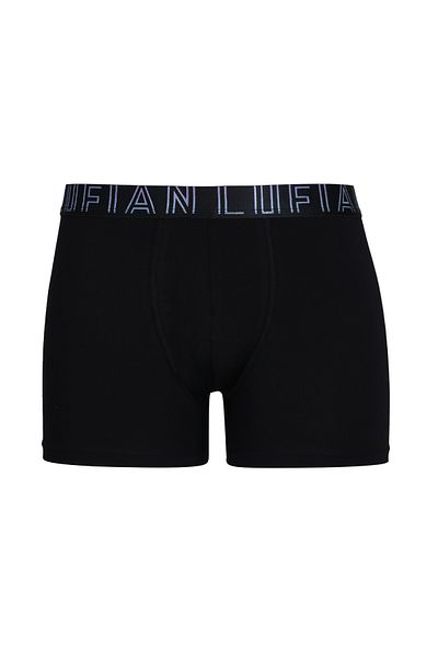 Lufian Men's Black Cotton Zeg Boxers