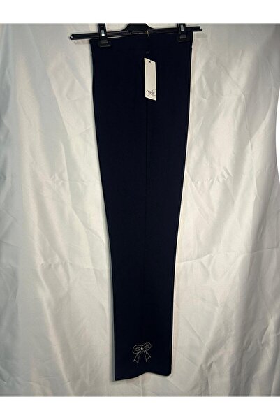 CEYLİNAY Scuba Crepe Leg Detailed Embroidered Pants