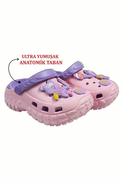 welissa Παιδικά Σανδάλια Παντόφλες Garden Beach Bathroom Street Αντιολισθητικές Παιδικές Παντόφλες Διπλό Χρώμα.