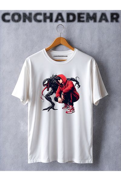 Vordevia Tricou oversize cu imprimeu Eminem x Venom