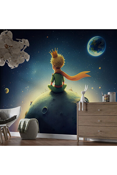 dreamwall Gezegen Temalı Duvar Kumaşı -Isı ve Ses Yalıtımlı