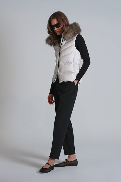 Lufian Luna Women's Techno Vest - Ecru