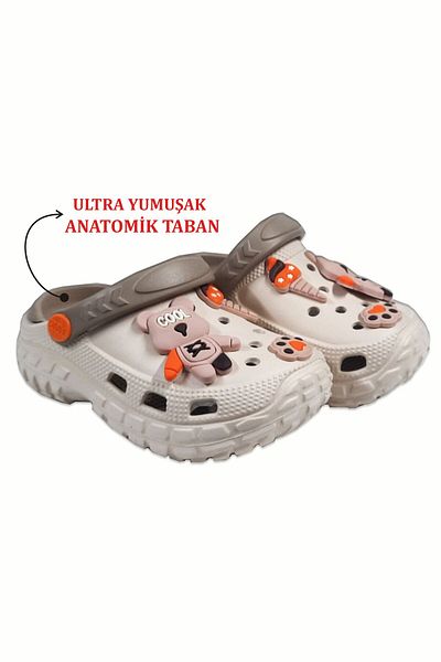 welissa Παιδικά Σανδάλια Παντόφλες Garden Beach Bathroom Street Αντιολισθητικές Παιδικές Παντόφλες Διπλό Χρώμα.