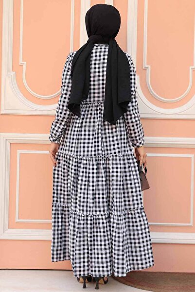 Neva Style Μαύρο Φόρεμα Μαύρο Χιτζάμπ 2702S