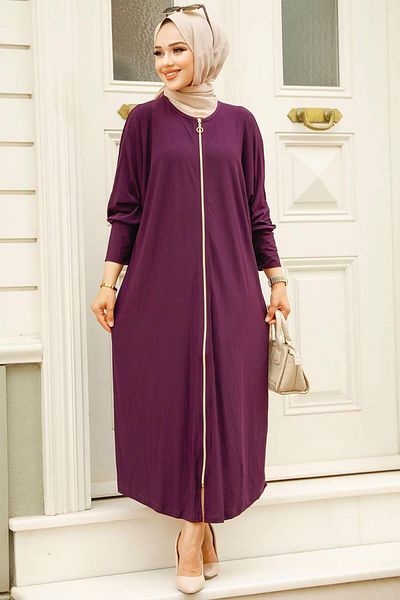 Neva Style - Mov Hijab Ferace 1772violet