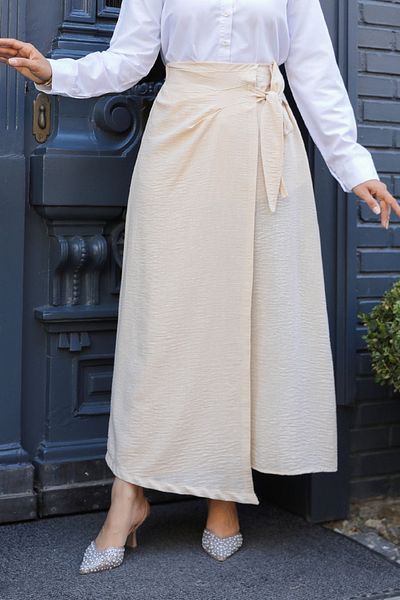 Neva Style 70321BEJ Model Fusta Hijab Bej