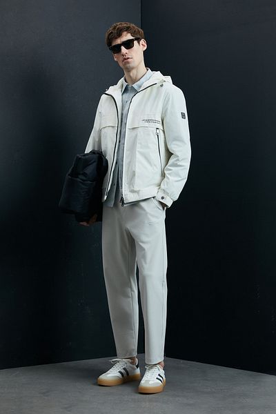 Lufian King Men's Coat Off-White