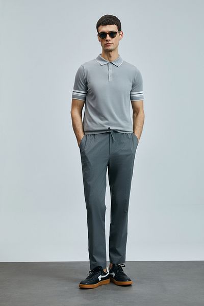Lufian Noah Men's Sweater - Gray Modal Blend