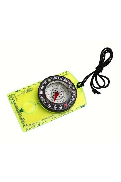 kho military design Waterproof Acrylic Compass-Map Scale