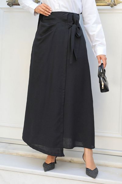 Neva Style Fusta Hijab Neagra - 70321S
