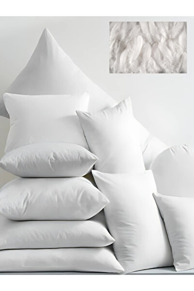 DNR Home 2 Adet %100 Kaz Tüyü Premium Soft Kırlent Iç Yastık Dolgu Dekoratif ...