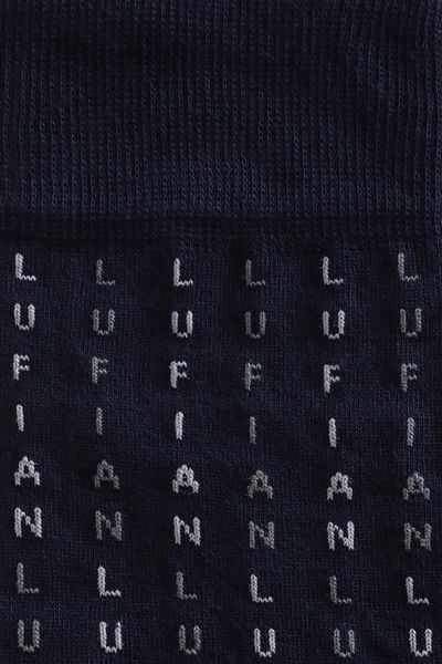 Lufian Navy Blue Pıo Men's Socks