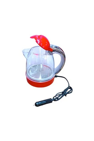 abnturk 24 Volt 1 litre Oto Kamyon Tır İçin Su Isıtıcı Kettle Termostatlı Işıklı Araç Kettle