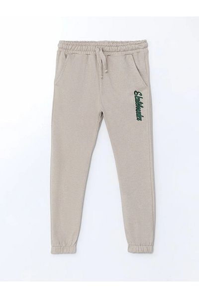 LC Waikiki Lcw Eco Beige Elastic Waist Boy's Jogger Sweatpants