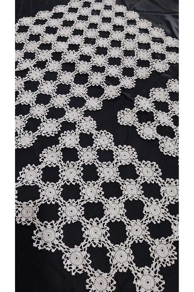 Papatyam Hand Knitting - Materials with Crochet 3 Size Against Vintage and Dowry Lace Cotton Thread
