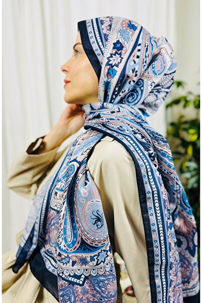 kubbe Premium Round Retro Pattern Soft Cotton Shawl - Capture a Stylish Style with Its Ethnic Pattern