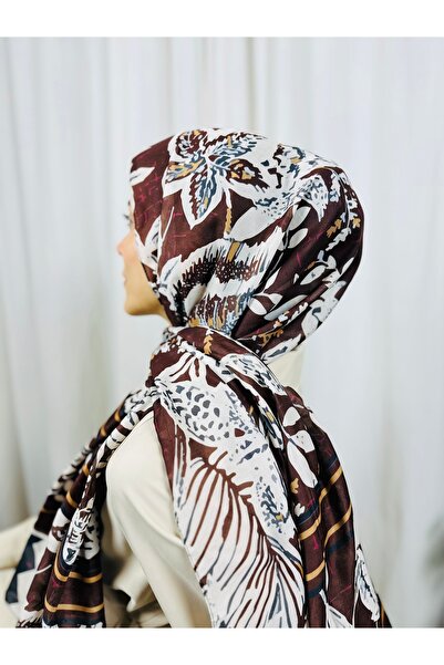 kubbe Μαλακό βαμβακερό σάλι - Premium ρετρό σχέδιο με λουλούδια και έθνικ αισθητική