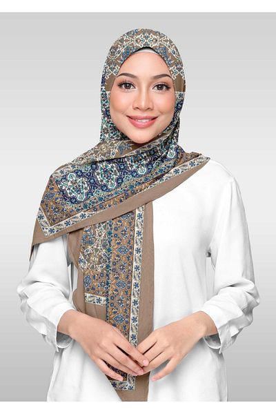 İpekal Σάλι Lycra Voile Ethnic με σχέδια - 04971