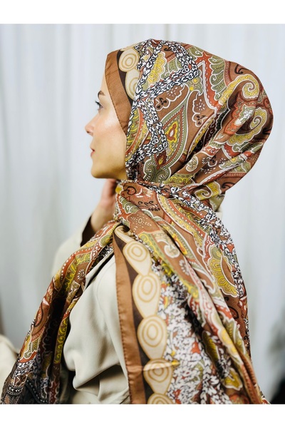 kubbe Zen Soft Cotton Shawl - Capture a Peaceful and Stylish Style with Retro Ethnic Pattern