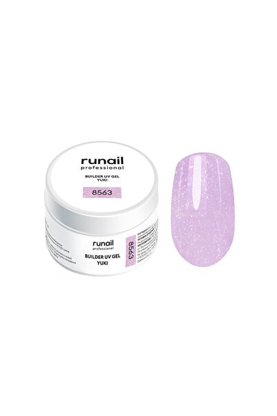 RUNAIL Professional Protez Tırnak Jeli UV Builder Gel Yki Parlak Lila 15Gr. 8563