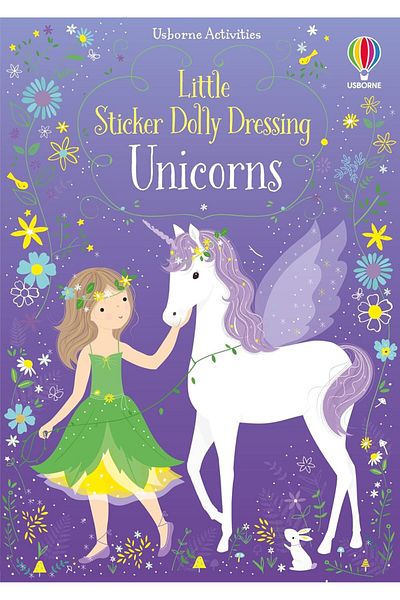 Penguin Books Little Sticker Dolly Dressing Unicorns Gamebook by Fiona Watt