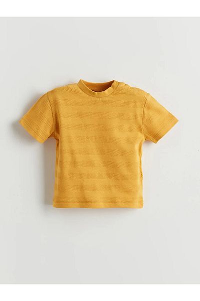 LC Waikiki Lcw Baby Sari Striped Baby Boy T-Shirt and Shorts 2-Pack