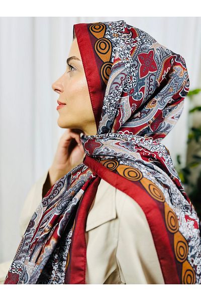 kubbe Zen Soft Cotton Shawl - Capture a Peaceful and Stylish Style with Retro Ethnic Pattern