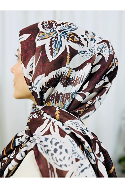 kubbe Μαλακό βαμβακερό σάλι - Premium ρετρό σχέδιο με λουλούδια και έθνικ αισθητική