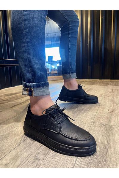 Knack Casual Shoes T12 Black (Black Sole)