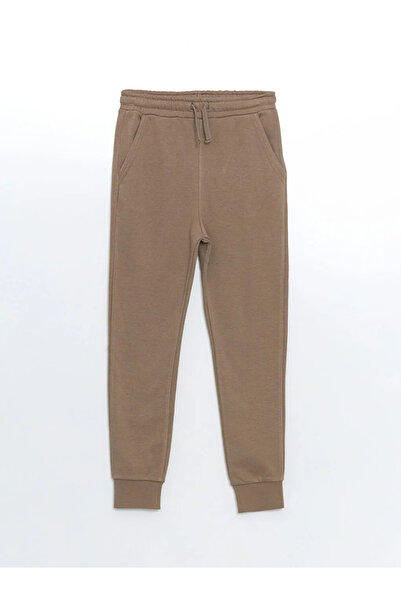 LC Waikiki LCW Kids Kahverengi Beli Lastikli Erkek Çocuk Jogger Eşofman Altı