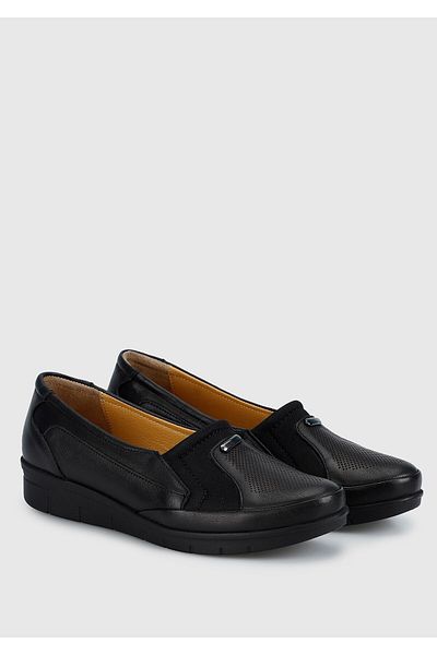 Eclipse Leather Black Women's Shoes