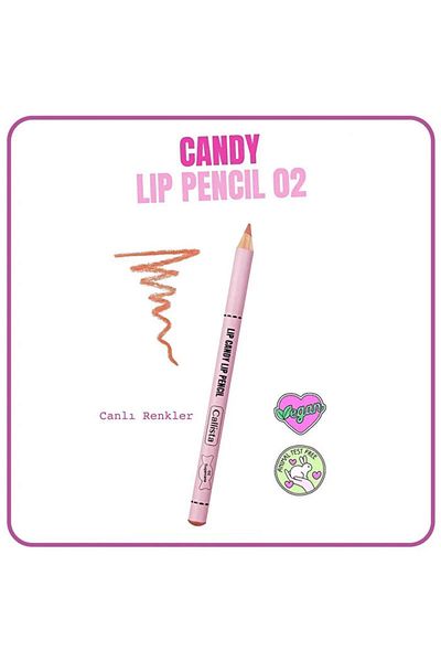 Callista Lip Candy - Lip Liner, 02 Sugarcane Nude, 1 Piece