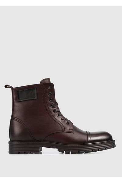 Provoq Men's Brown Leather Boots