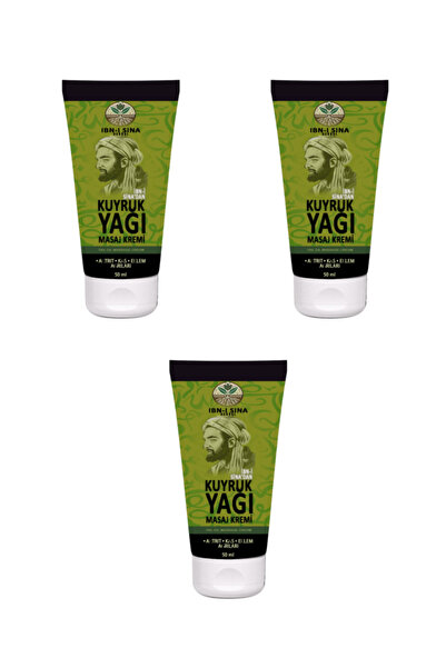 İbn i Sina Aktar İbni Sina Etkili Rahatlatıcı Kuyruk Yağı Masaj Kremi 3 Adet