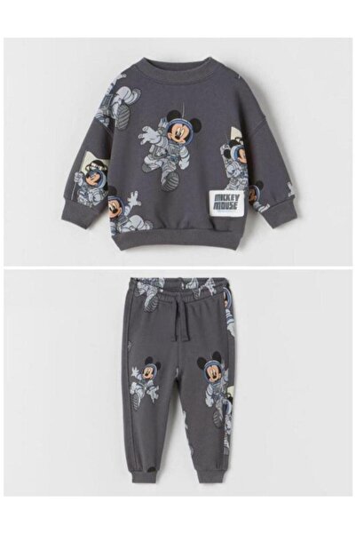 Pink Hippo Kids Unisex Sa deznom dukserica i Jogger trenerka Gornji i donji deo