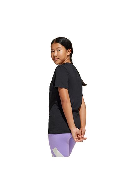 adidas Children's Black T-Shirt Jg Animal Logo Black Jı6733