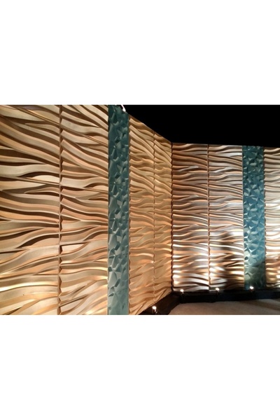 Duvarım 3 Boyutlu Boyanabilir PVC Duvar Paneli Modern (50-50 cm 4 adet-1 metrekare)