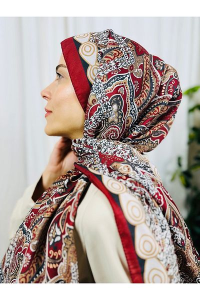 kubbe Zen Soft Cotton Shawl - Capture a Peaceful and Stylish Style with Retro Ethnic Pattern
