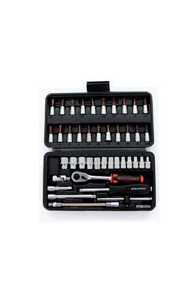 Worldforce 11502 طقم مقابس 46 قطعة S-Ultra 1/4''
