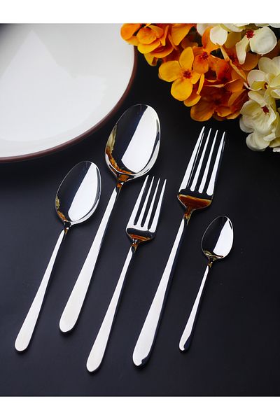 Rollers Vizyon 40 Piece Fork Spoon Set for 8 People