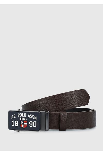 U.S. Polo Assn. Maro 22ad020 Curea maro pentru bărbați